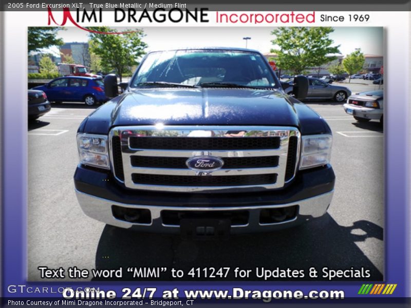 True Blue Metallic / Medium Flint 2005 Ford Excursion XLT