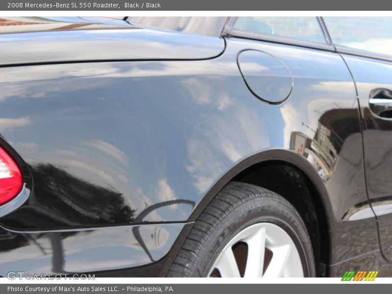 Black / Black 2008 Mercedes-Benz SL 550 Roadster