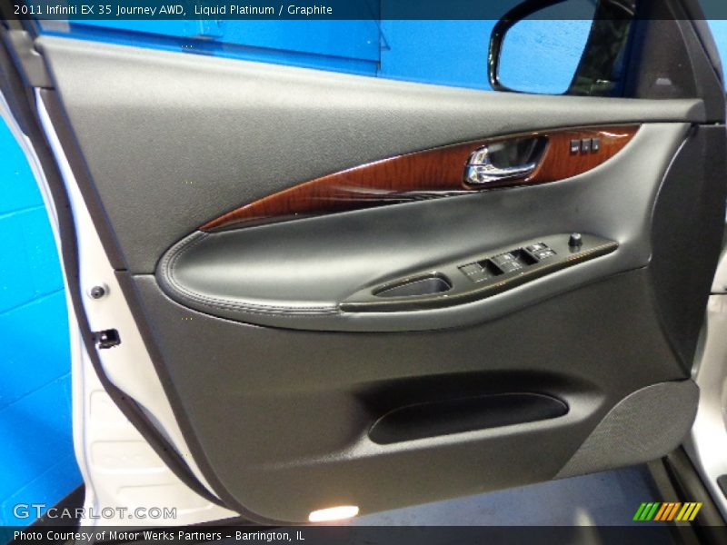 Liquid Platinum / Graphite 2011 Infiniti EX 35 Journey AWD