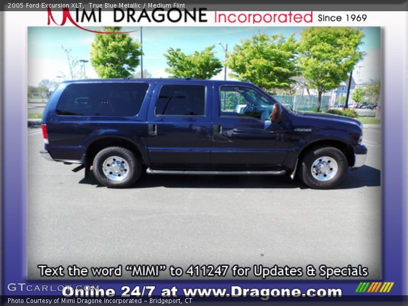 True Blue Metallic / Medium Flint 2005 Ford Excursion XLT