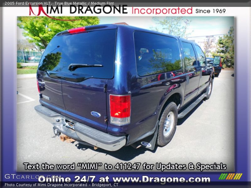 True Blue Metallic / Medium Flint 2005 Ford Excursion XLT