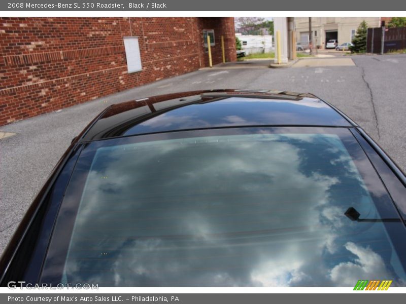 Black / Black 2008 Mercedes-Benz SL 550 Roadster