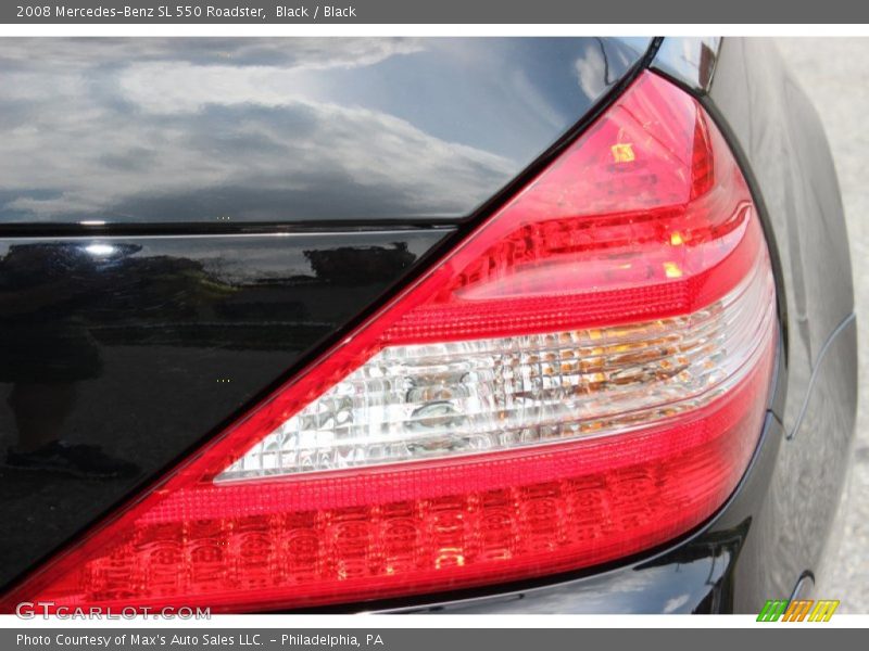 Black / Black 2008 Mercedes-Benz SL 550 Roadster