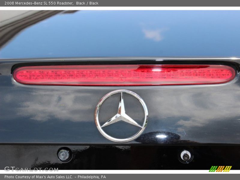 Black / Black 2008 Mercedes-Benz SL 550 Roadster