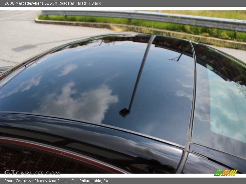 Black / Black 2008 Mercedes-Benz SL 550 Roadster
