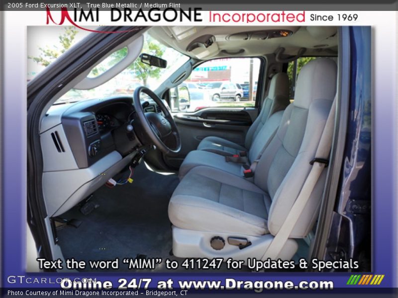 True Blue Metallic / Medium Flint 2005 Ford Excursion XLT