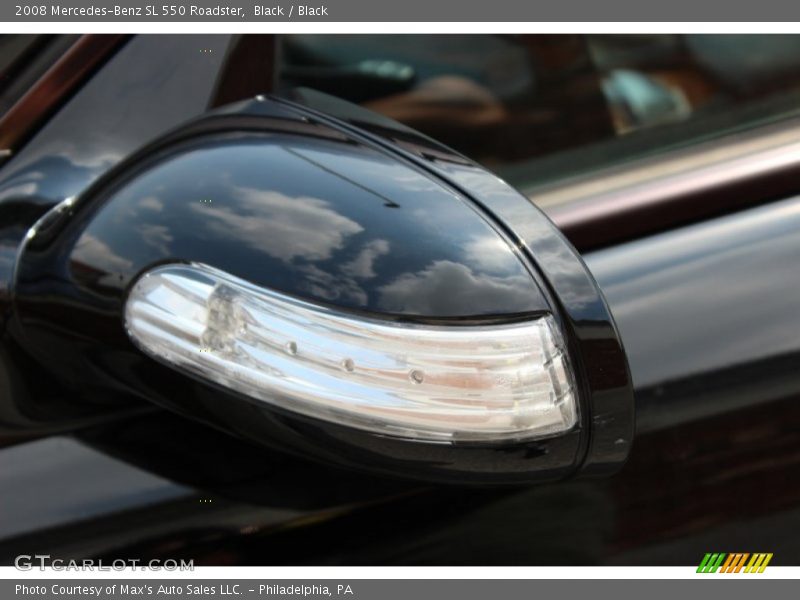Black / Black 2008 Mercedes-Benz SL 550 Roadster