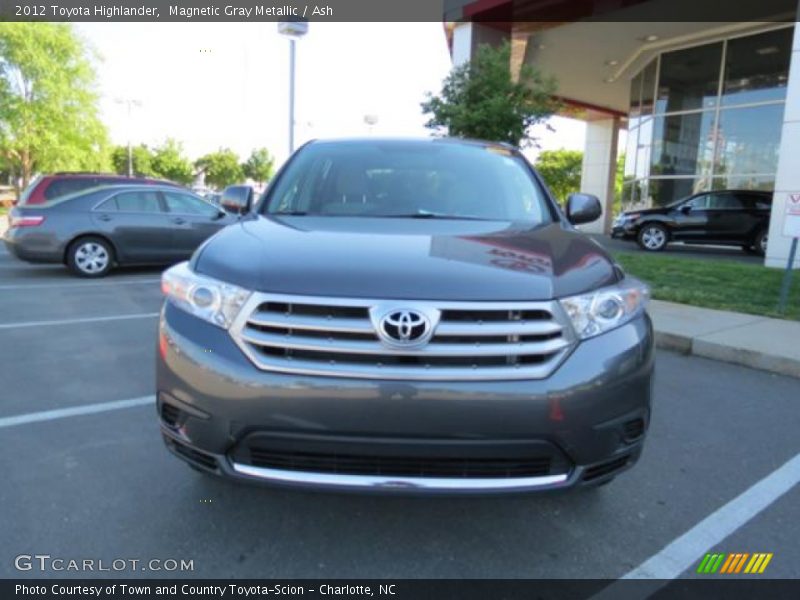 Magnetic Gray Metallic / Ash 2012 Toyota Highlander