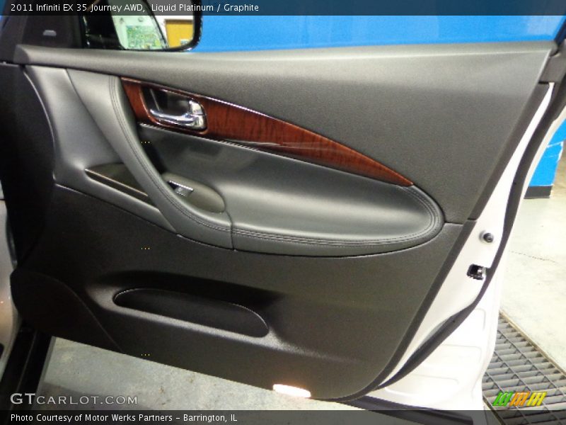 Liquid Platinum / Graphite 2011 Infiniti EX 35 Journey AWD