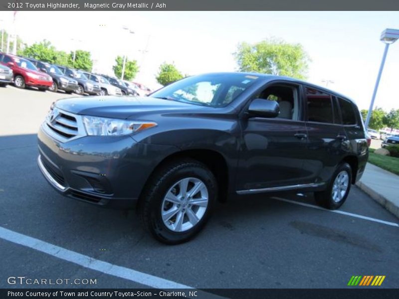 Magnetic Gray Metallic / Ash 2012 Toyota Highlander