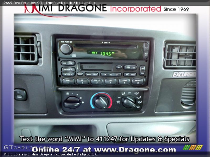 True Blue Metallic / Medium Flint 2005 Ford Excursion XLT