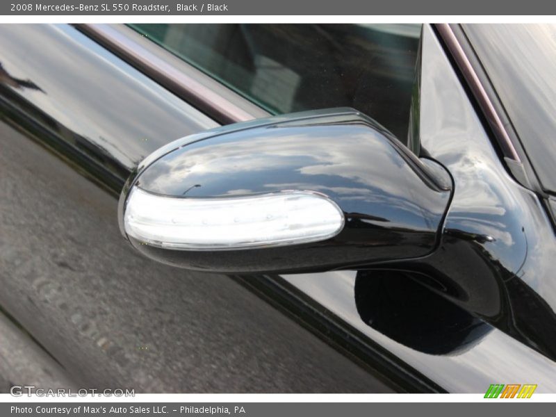 Black / Black 2008 Mercedes-Benz SL 550 Roadster