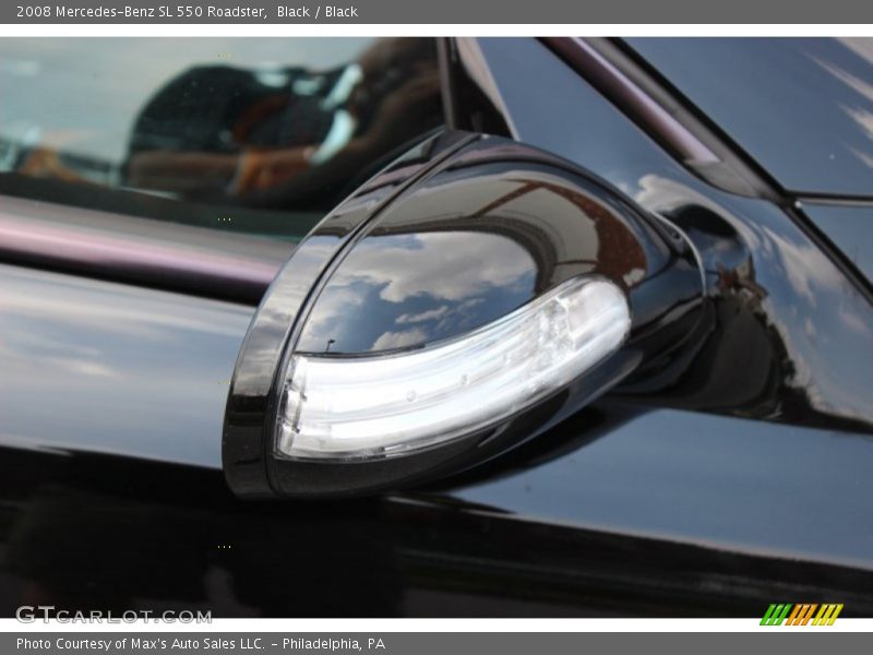 Black / Black 2008 Mercedes-Benz SL 550 Roadster