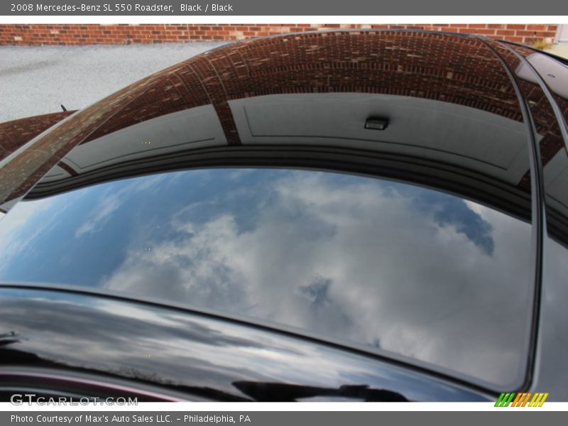 Black / Black 2008 Mercedes-Benz SL 550 Roadster
