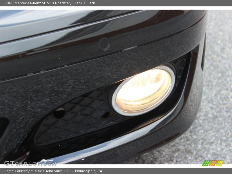 Black / Black 2008 Mercedes-Benz SL 550 Roadster