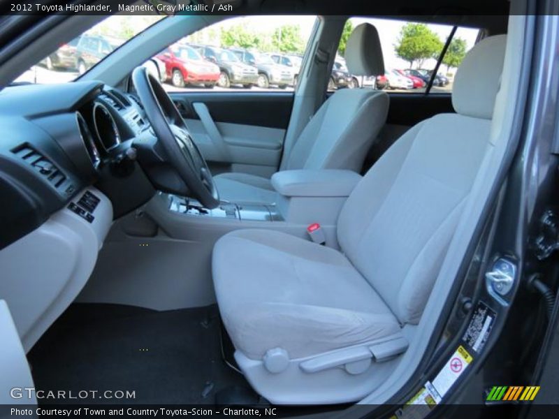 Magnetic Gray Metallic / Ash 2012 Toyota Highlander