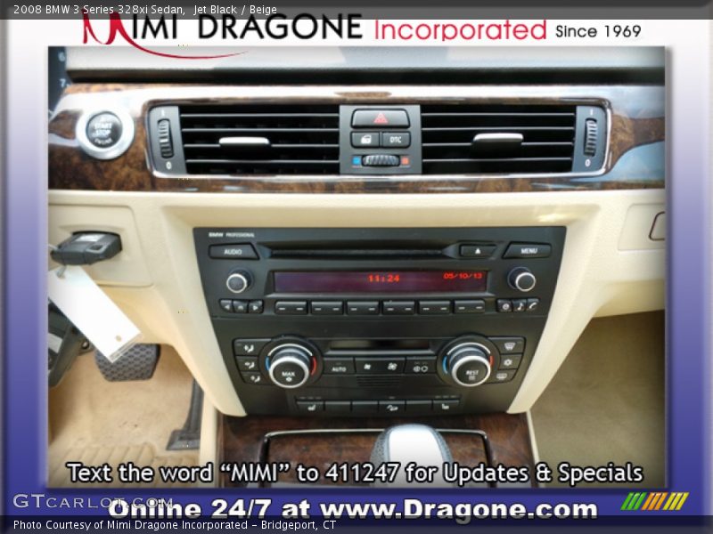 Jet Black / Beige 2008 BMW 3 Series 328xi Sedan