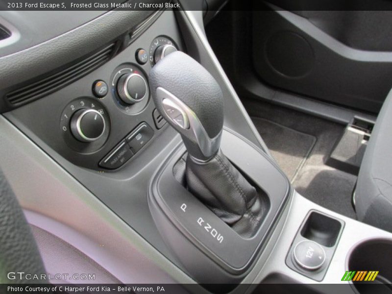Frosted Glass Metallic / Charcoal Black 2013 Ford Escape S