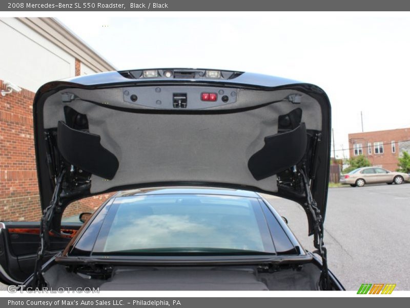 Black / Black 2008 Mercedes-Benz SL 550 Roadster