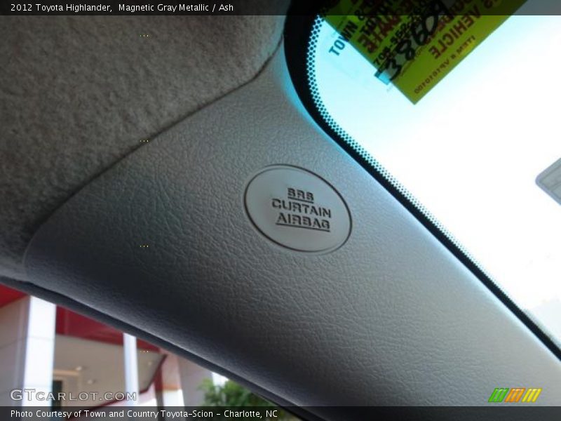Magnetic Gray Metallic / Ash 2012 Toyota Highlander
