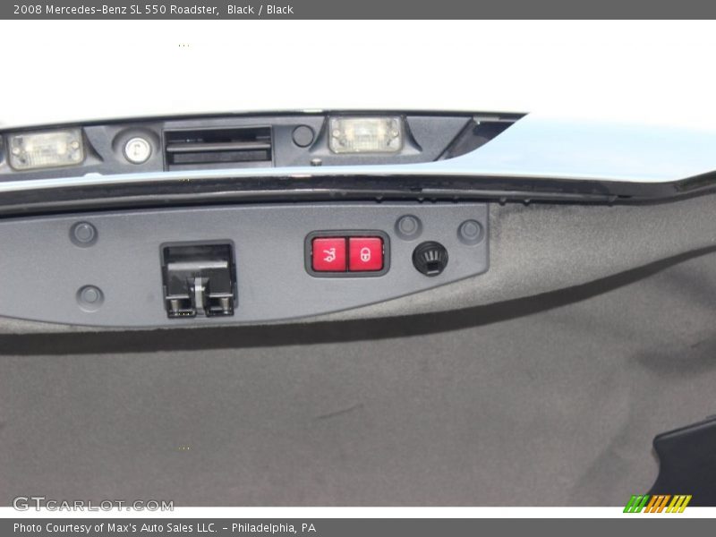 Black / Black 2008 Mercedes-Benz SL 550 Roadster