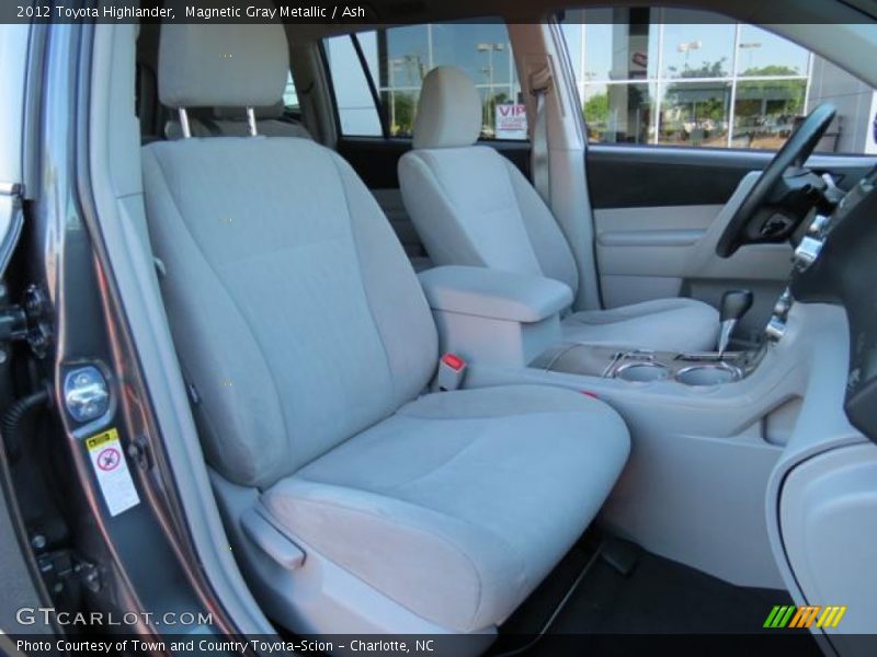 Magnetic Gray Metallic / Ash 2012 Toyota Highlander