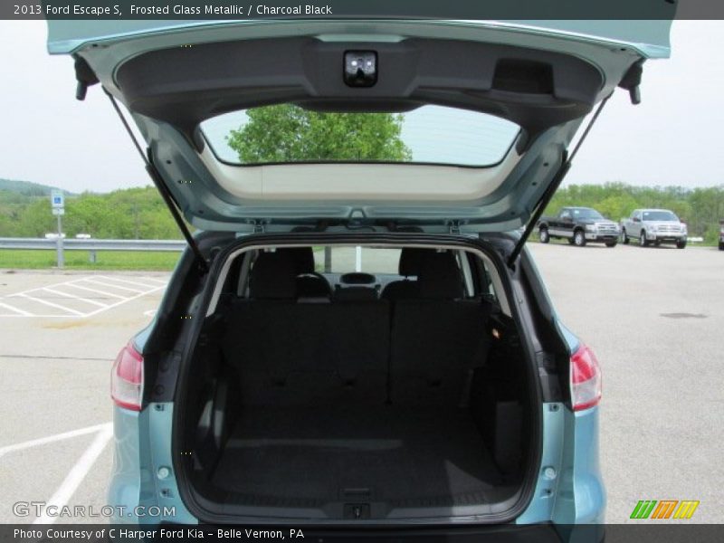 Frosted Glass Metallic / Charcoal Black 2013 Ford Escape S