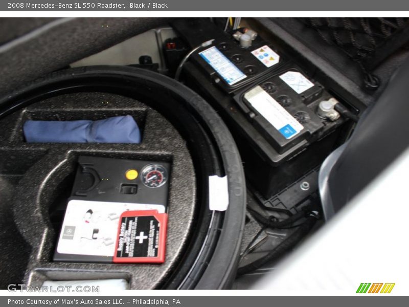 Black / Black 2008 Mercedes-Benz SL 550 Roadster