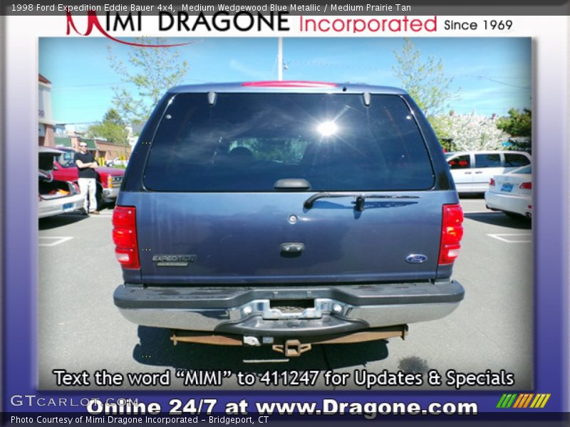 Medium Wedgewood Blue Metallic / Medium Prairie Tan 1998 Ford Expedition Eddie Bauer 4x4