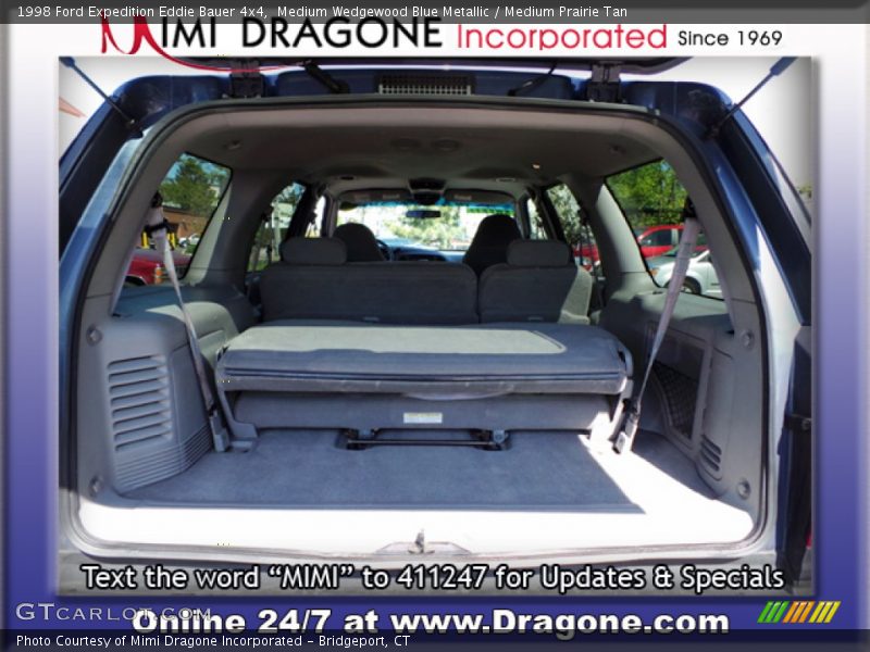 Medium Wedgewood Blue Metallic / Medium Prairie Tan 1998 Ford Expedition Eddie Bauer 4x4