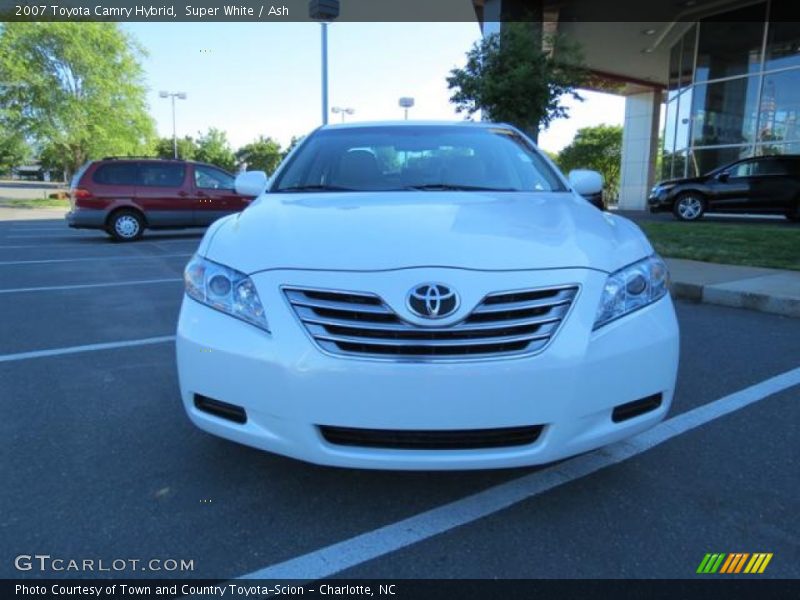 Super White / Ash 2007 Toyota Camry Hybrid