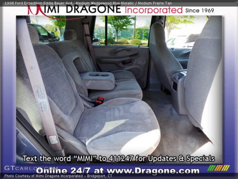 Medium Wedgewood Blue Metallic / Medium Prairie Tan 1998 Ford Expedition Eddie Bauer 4x4