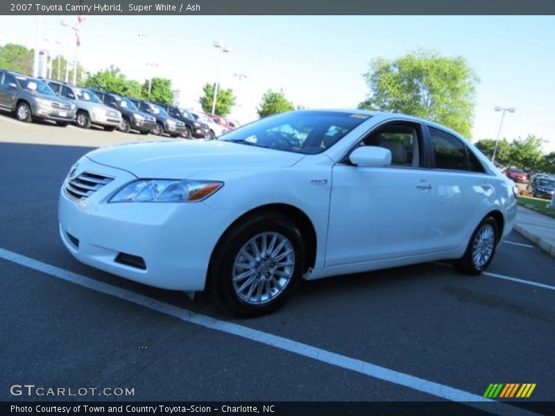 Super White / Ash 2007 Toyota Camry Hybrid