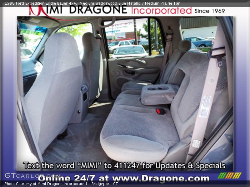 Medium Wedgewood Blue Metallic / Medium Prairie Tan 1998 Ford Expedition Eddie Bauer 4x4