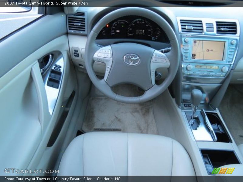 Super White / Ash 2007 Toyota Camry Hybrid