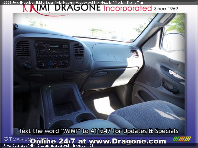 Medium Wedgewood Blue Metallic / Medium Prairie Tan 1998 Ford Expedition Eddie Bauer 4x4