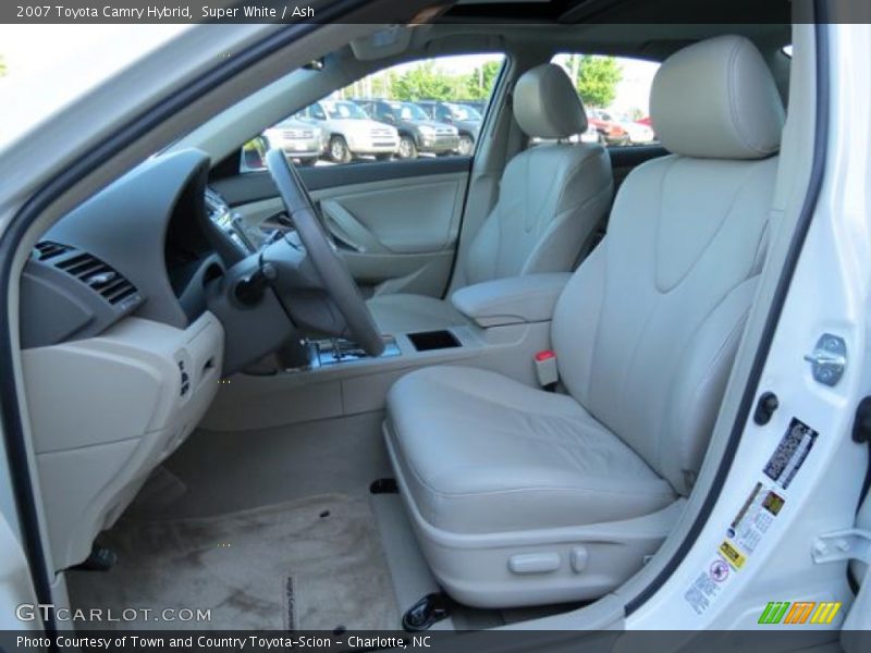Super White / Ash 2007 Toyota Camry Hybrid