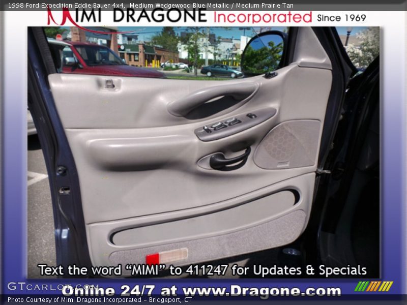 Medium Wedgewood Blue Metallic / Medium Prairie Tan 1998 Ford Expedition Eddie Bauer 4x4