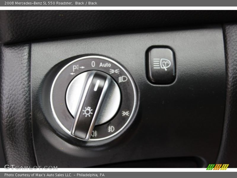 Black / Black 2008 Mercedes-Benz SL 550 Roadster