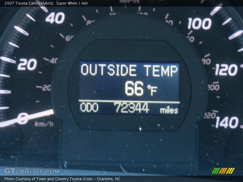 Super White / Ash 2007 Toyota Camry Hybrid