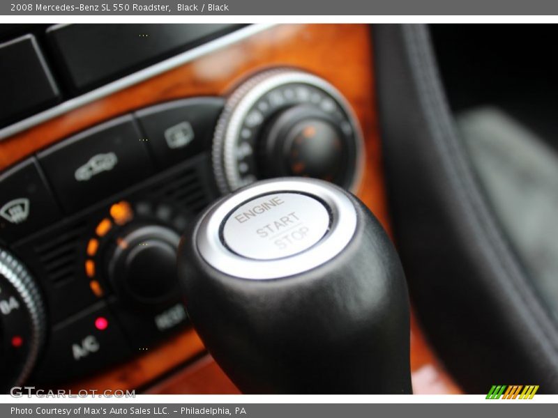 Black / Black 2008 Mercedes-Benz SL 550 Roadster