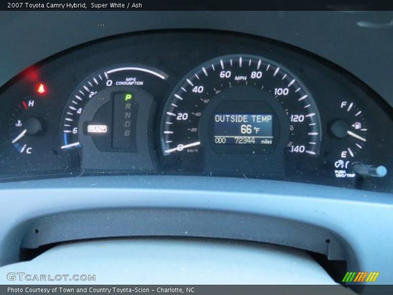 Super White / Ash 2007 Toyota Camry Hybrid