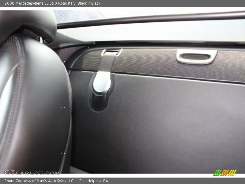 Black / Black 2008 Mercedes-Benz SL 550 Roadster