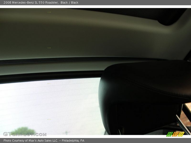 Black / Black 2008 Mercedes-Benz SL 550 Roadster