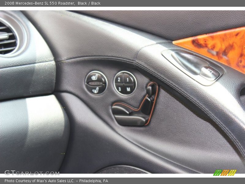 Black / Black 2008 Mercedes-Benz SL 550 Roadster