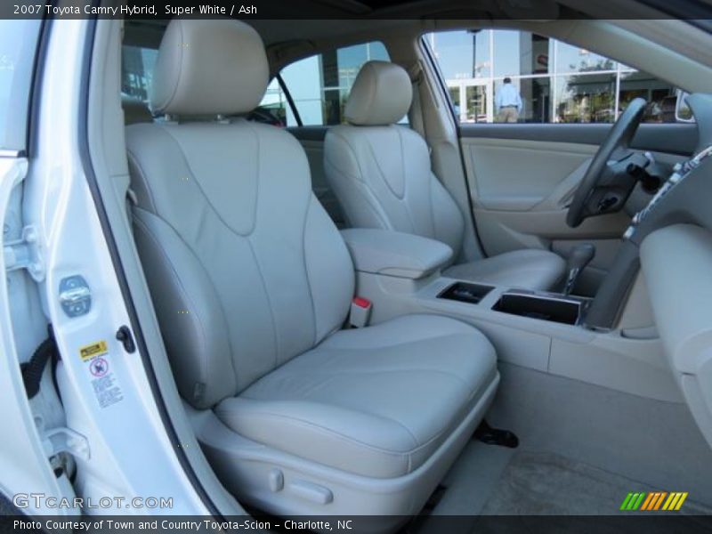 Super White / Ash 2007 Toyota Camry Hybrid