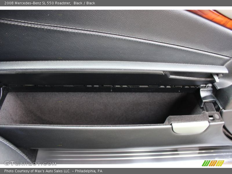 Black / Black 2008 Mercedes-Benz SL 550 Roadster