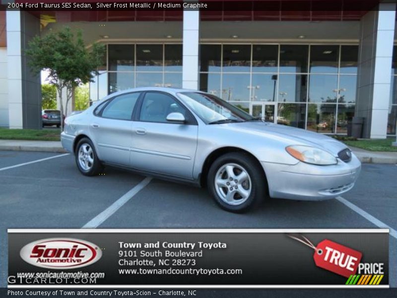 Silver Frost Metallic / Medium Graphite 2004 Ford Taurus SES Sedan