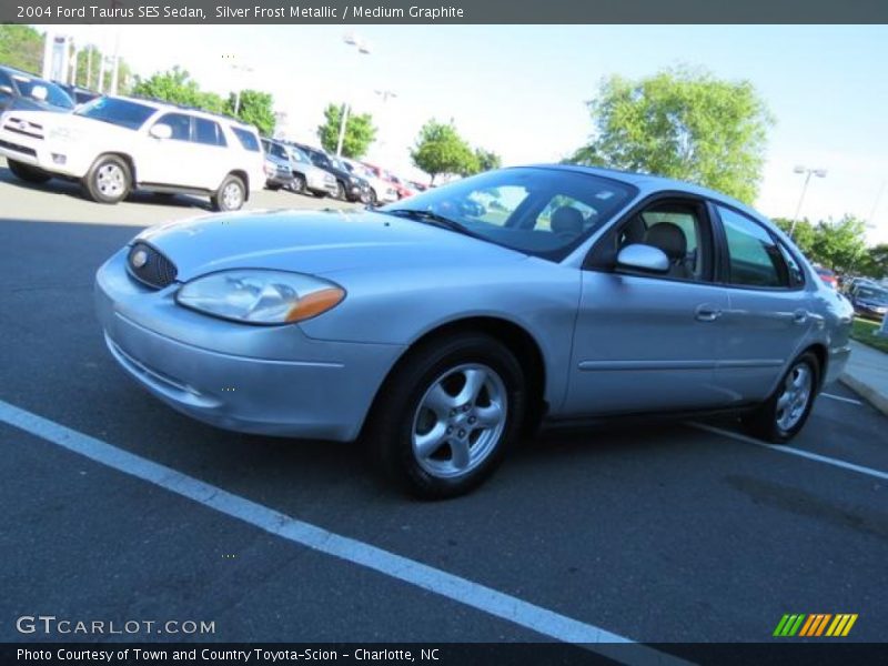 Silver Frost Metallic / Medium Graphite 2004 Ford Taurus SES Sedan