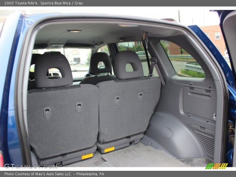 Spectra Blue Mica / Gray 2003 Toyota RAV4